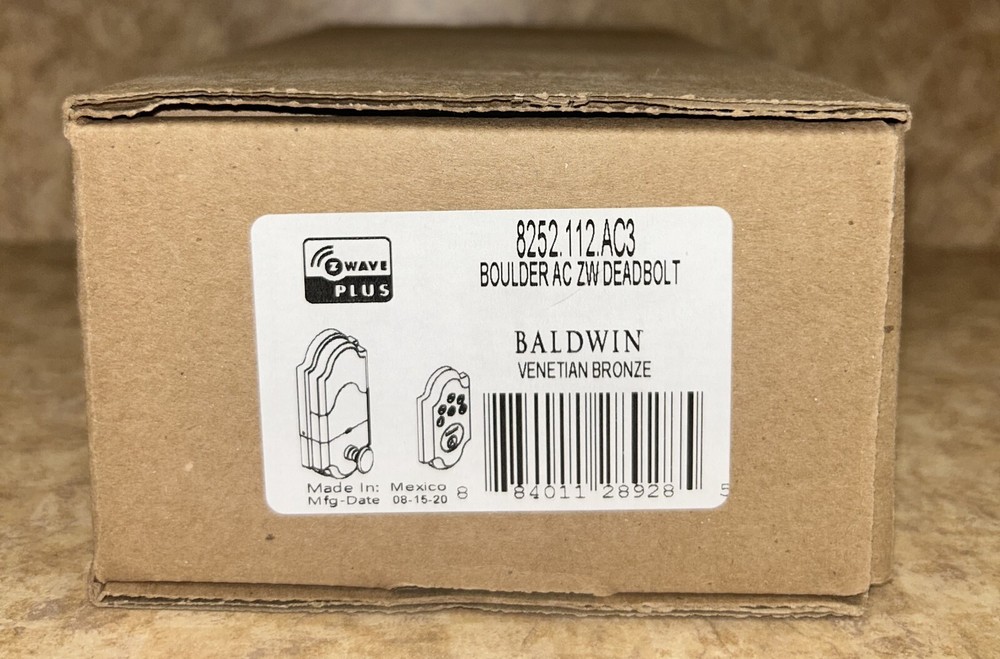Baldwin Boulder Keypad Deadbolt - *BRAND NEW*