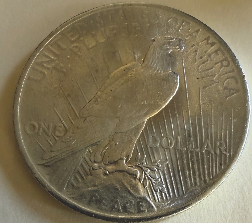 1923 Peace Silver Dollar
