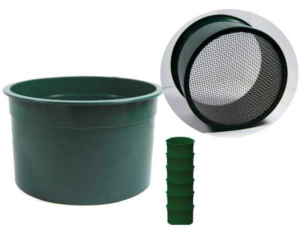 17pc MINI/ LARGE CLASSIFIER SIFTING PAN SET FOR YOUR GOLD PAN PANNING