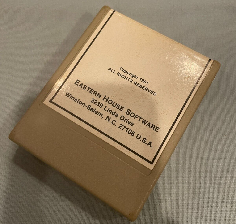 The Monkey Wrench - Vintage 1981 EHS Atari 400/800 Computer Cartridge - TESTED!