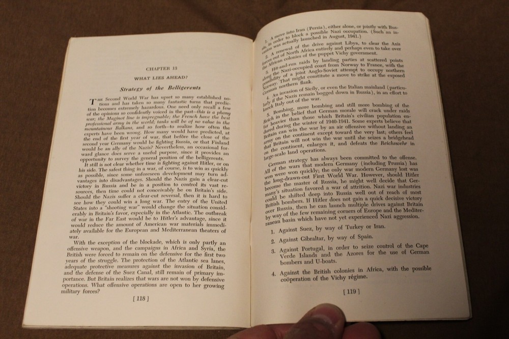 Original WW2 U.S. Homefront "This War", A Survey of World Conflict Book, 1941 d.