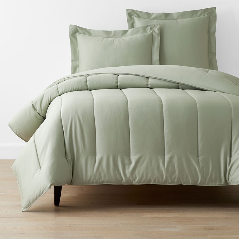 Sateen Classic Smooth Solid Comforter-TheCompanyStore|61725