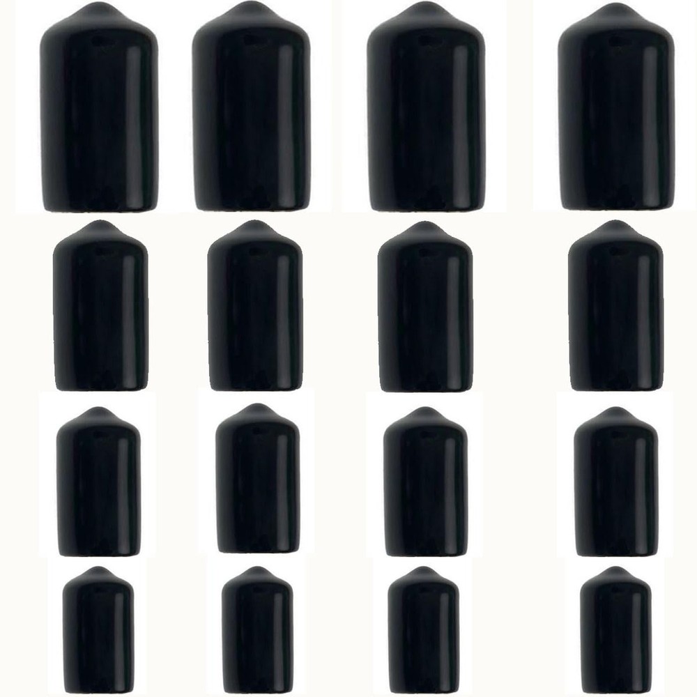 20Pcs Rubber Snooker Cue Tip Cover Rubber Pool Cue Tips Protector Billiards C...