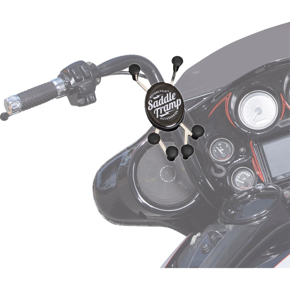 Saddle Tramp Phone Mount - Handlebar - Hex-Grip BC-MC6FPM