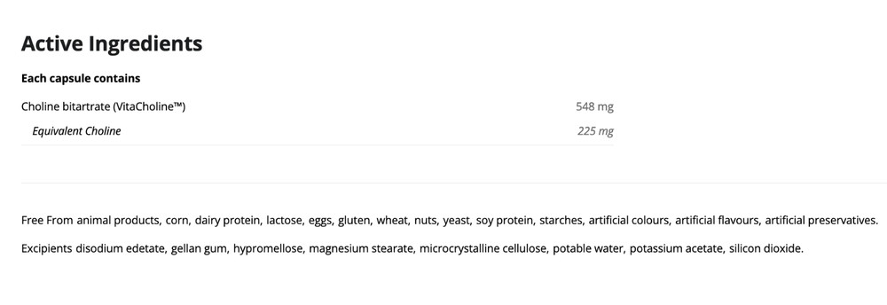 Metagenics MetaCholine 90 Capsules