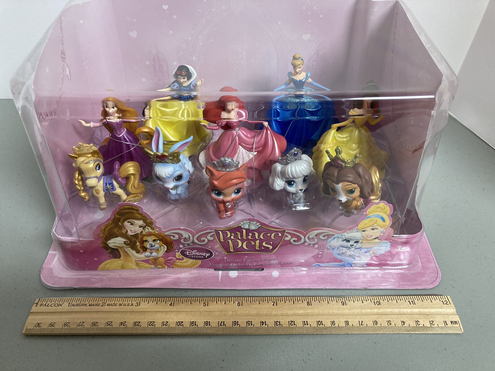 Disney Store Palace Pets 10 Piece Figurine Playset - NEW