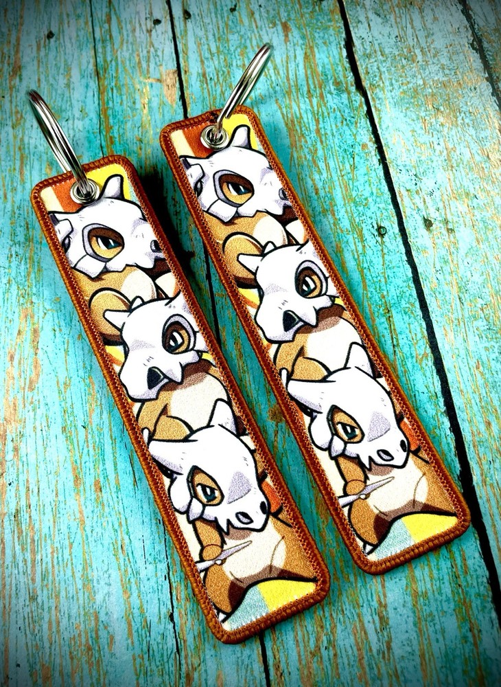 1 Piece Double Sided 5 Inch Cubone Keychain