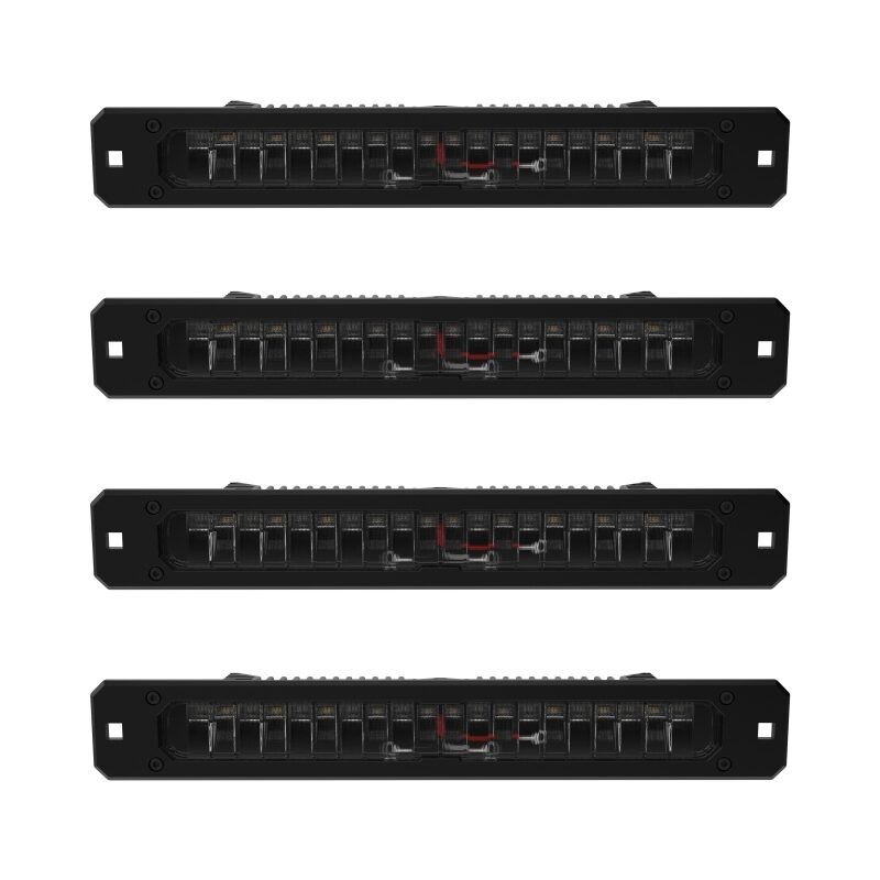 KC HiLiTES 98150 Platform One Profile 10in. SideCast Flush Mount Lights