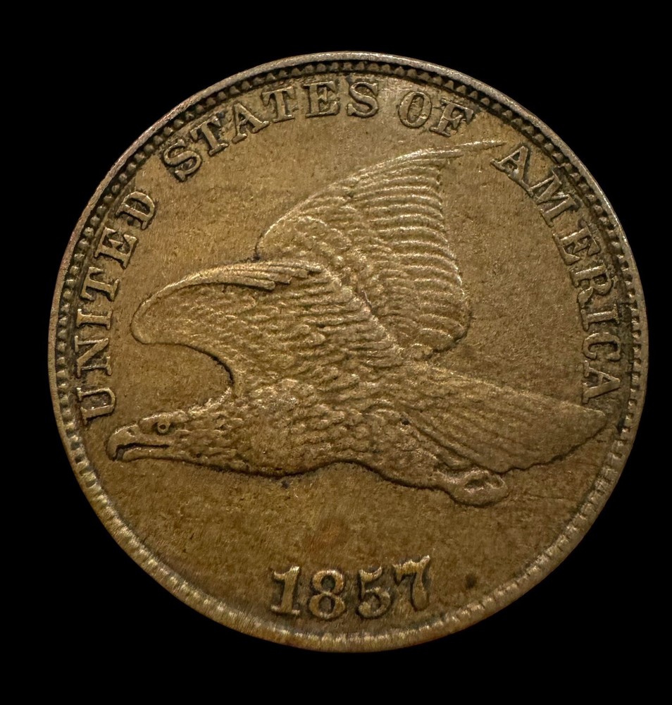 1857 Flying Eagle Cent, 10/27/24, Free Shipping