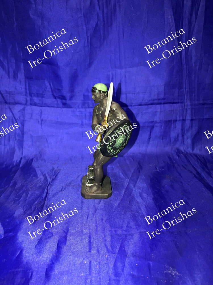 ESTATUA STATUE SANTO OGUN OGGUN RELIGION YORUBA IFA