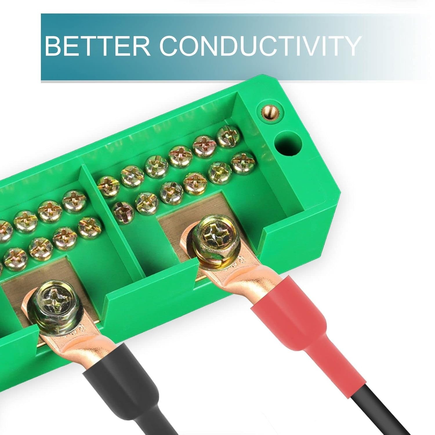 Battery Cable Lugs Copper Heat Shrink 10Pcs 6Gauge 5/16in Power Use