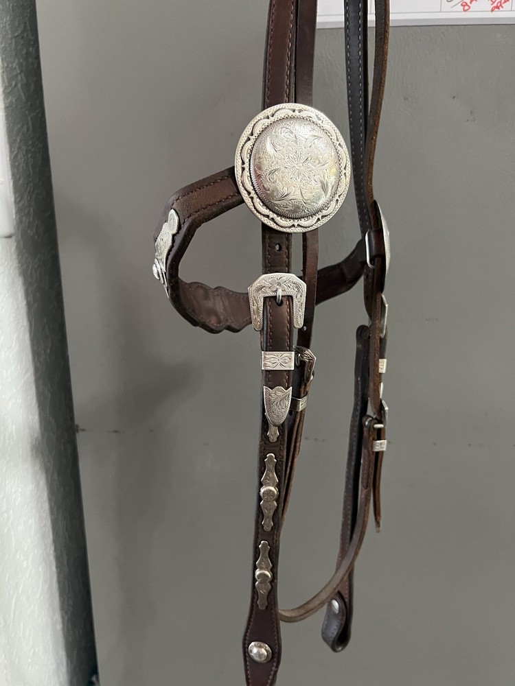 ~**Vintage**~ Kustom Kraft Silver Headstall