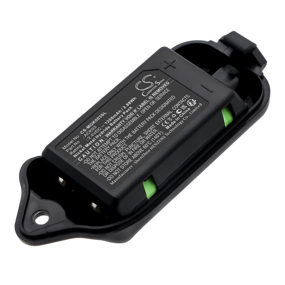 Battery for 3M Peltor Lite-Com Basic P/N: ACK03 1200mAh / 2.88Wh