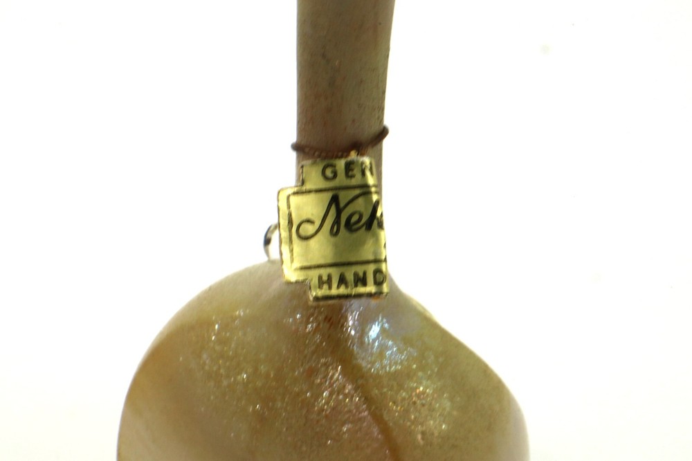 Neker PERFUME BOTTLE Jerusalem Handmade Art Glass 5 ½” Empty