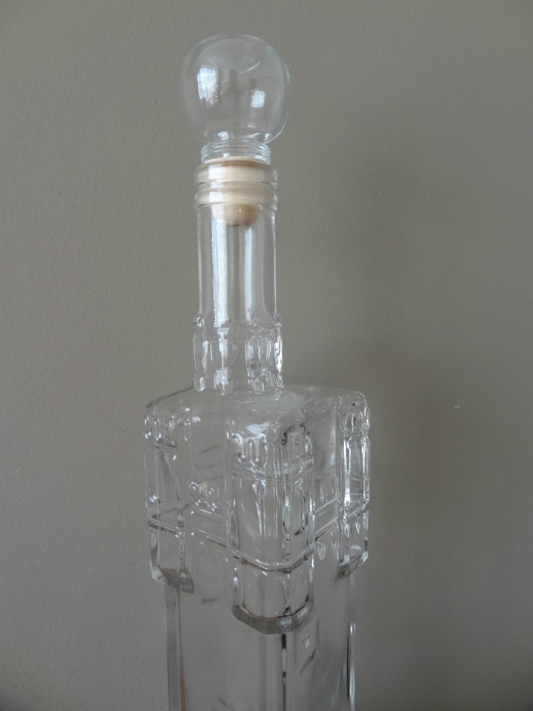 Tower Shape Glass Bottle