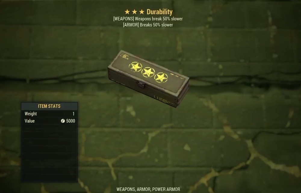 (Xbox) Durability Legendary Mod
