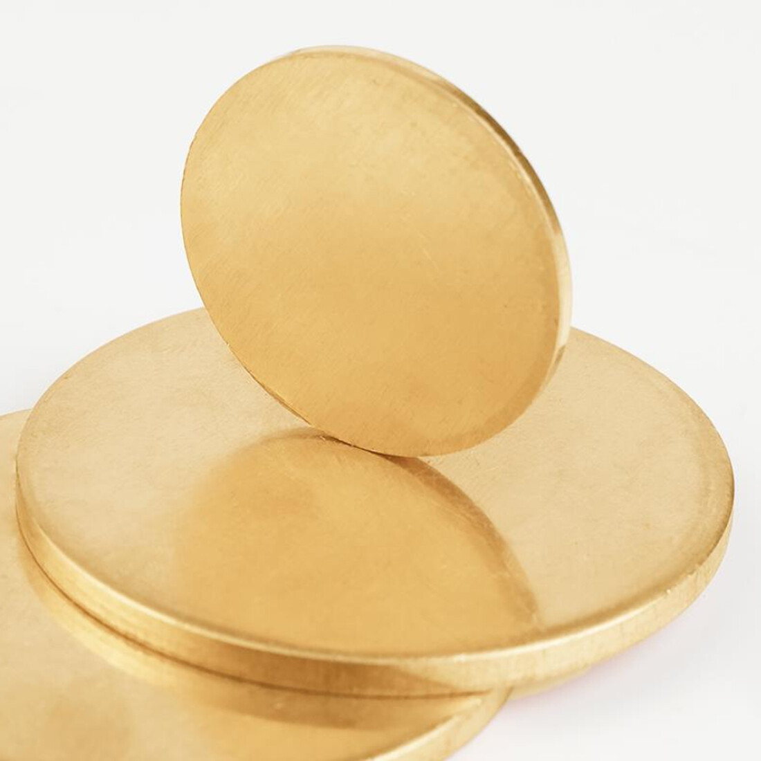 H62 Solid Brass Discs Plate Round Sheets Thick 0.5/1/1.5/2/3/4/5/6mm OD 10~300mm