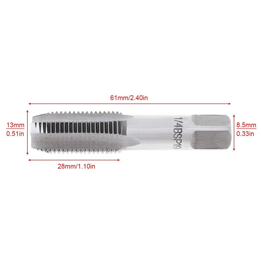 OriGlam 1/4" BSP Pipe Tap, Thread Forming Taps, G1/4 taps Threading...