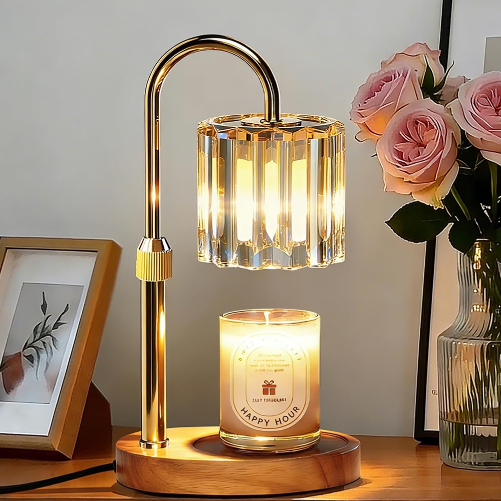 Candle Warmer Lamp, with Timer Dimmer Adjustable Height, Home Decor, Room Dec...