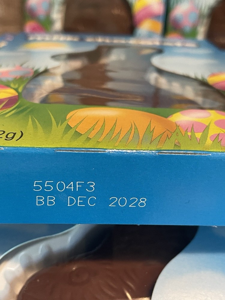 10 Frankford Easter Bunny Rabbit Milk Chocolate Solid BB 12/28