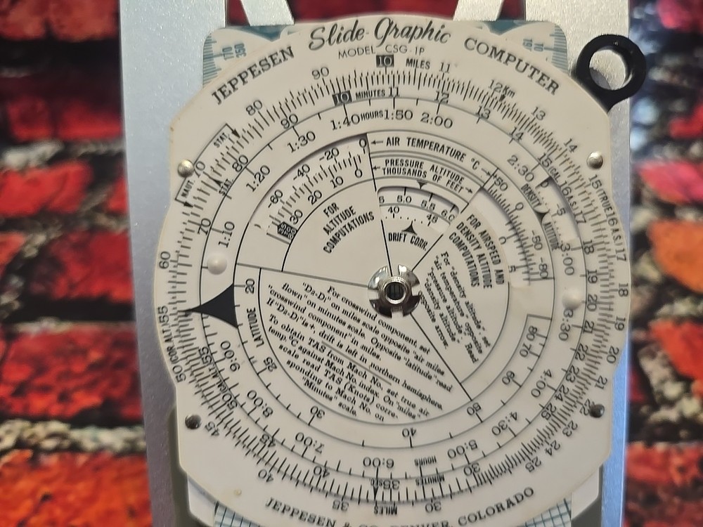 JEPPESEN CSG-1P Flight Computer