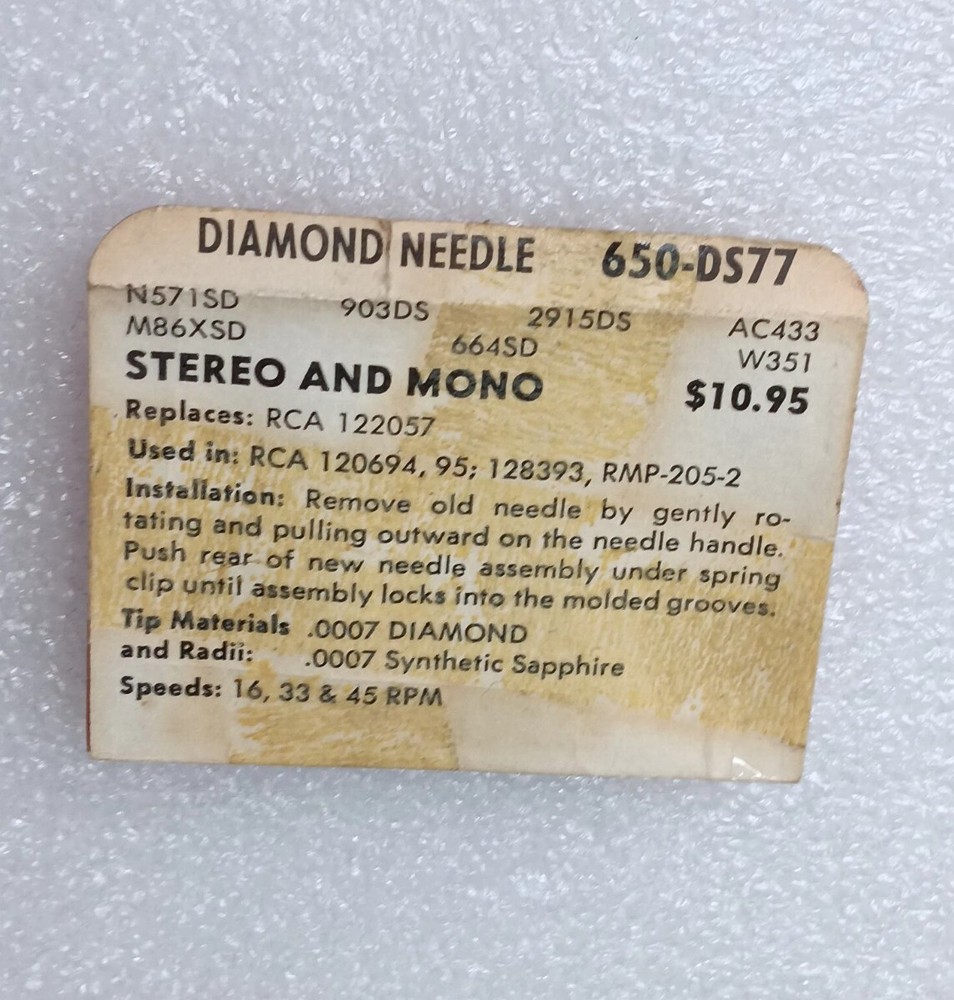 650-DS77 Superb Needle Diamond Needle Stylus