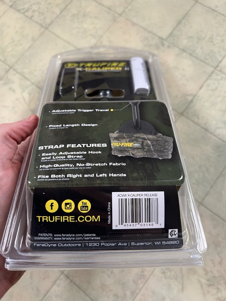 Trufire X-Caliper ll PowerStrap Archery Compound Bow Release