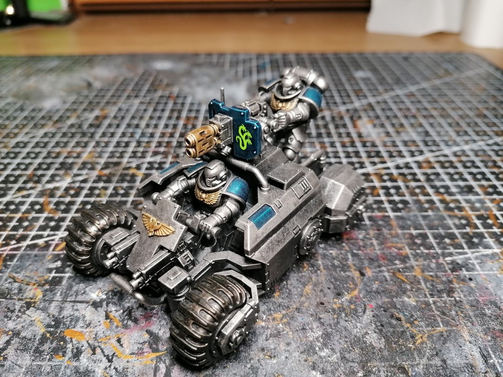 40k Space Marines ATV Invader painted