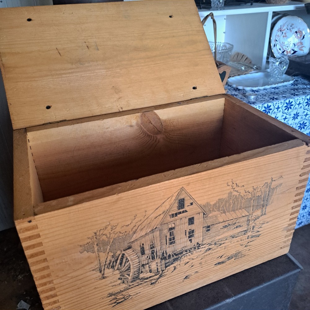 Vintage Ammo Wood Box