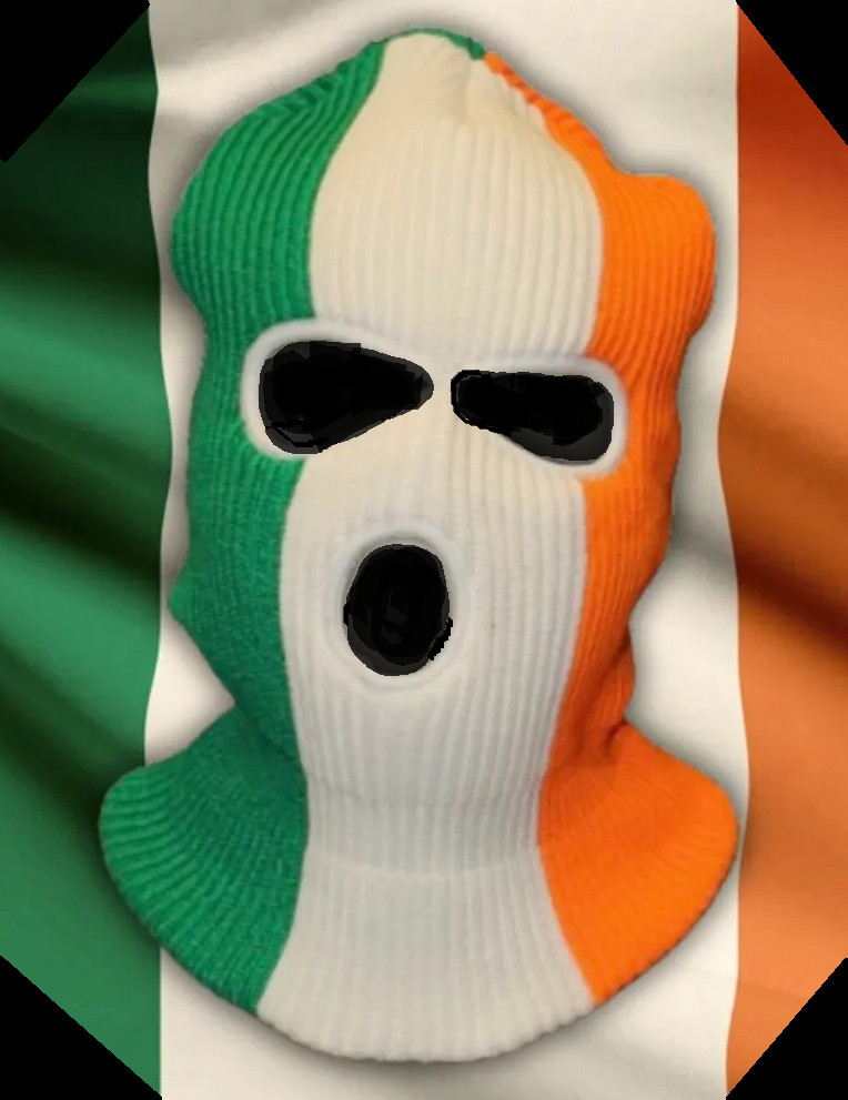 Irish Flag Ski Mask Balaclava