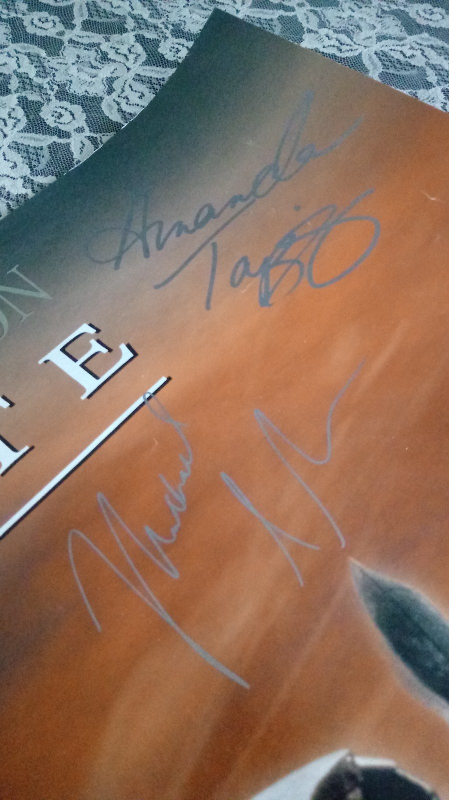 CAST SIGNED Stargate SG-1 Poster RARE 2000 MGM Home Entertainment AUTOGRAPHED