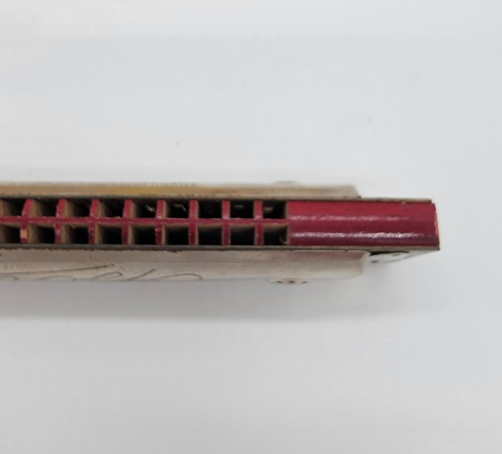 Vintage Opera Brand Harmonica With Original Tin Box