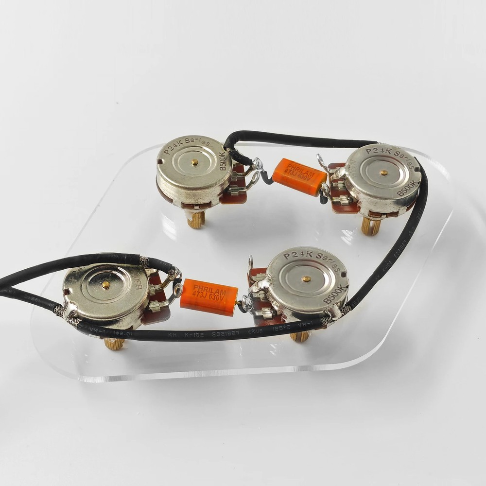 Advanced pre-wired 2T2V harness kit with independent switch,suitable for LP type