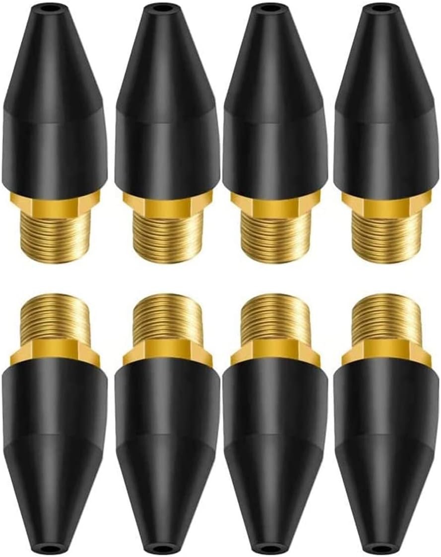 8PCS Black Rubber Air Tool For Nozzle Tip, Blow Gun 8PCS,