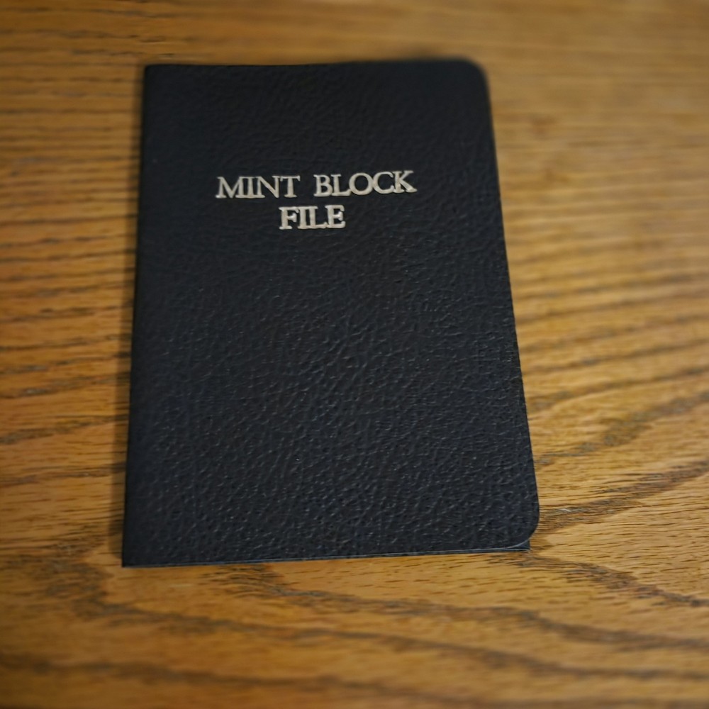 Mint Block File Empty Brand New Stamp Collecting Vintage
