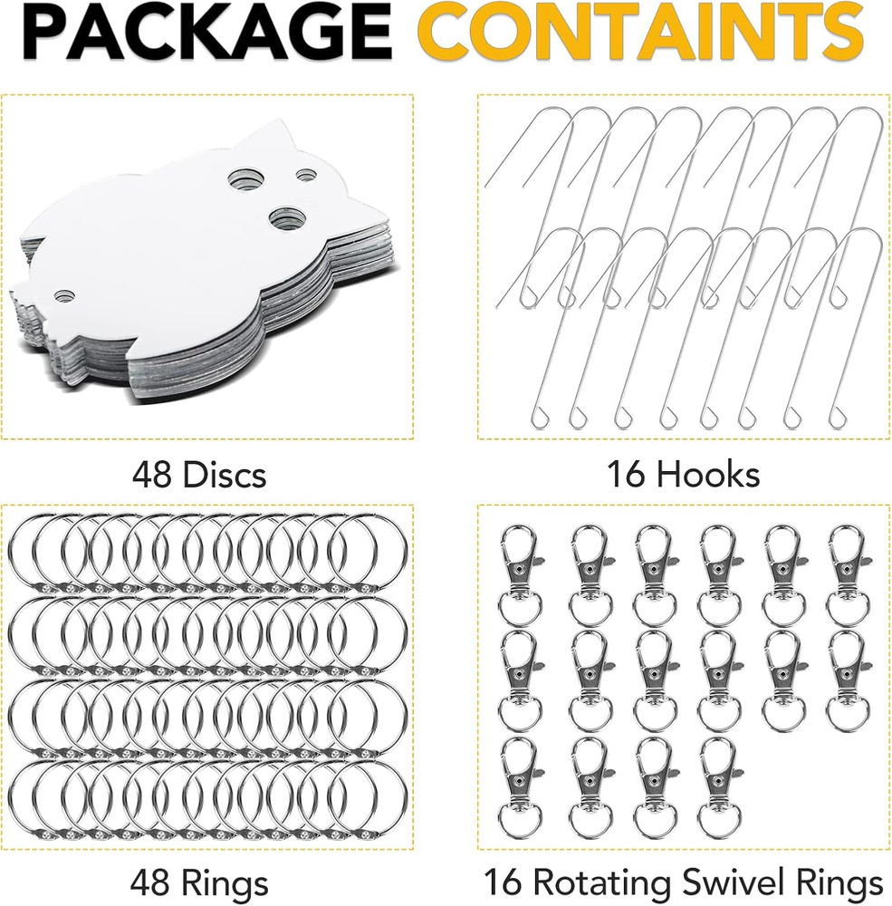 48 Pcs Bird Scare Discs, Reflective Double-Sided Bird Reflectors Upgraded Discs