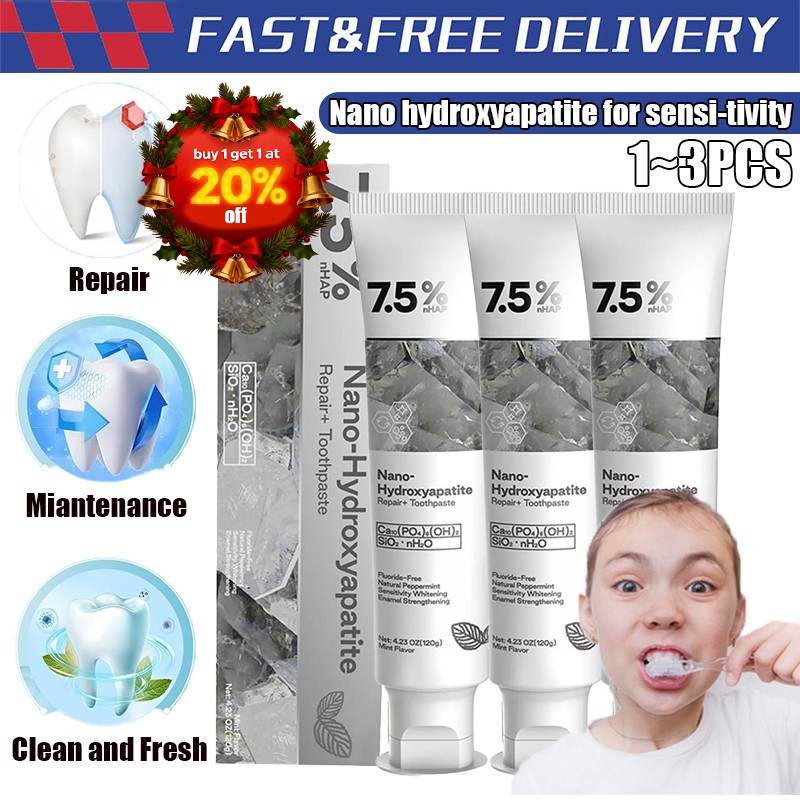 Sensitive Teeth Toothpaste with 7.5% Nano HAP-Strengthens Enamel Fights Cavities