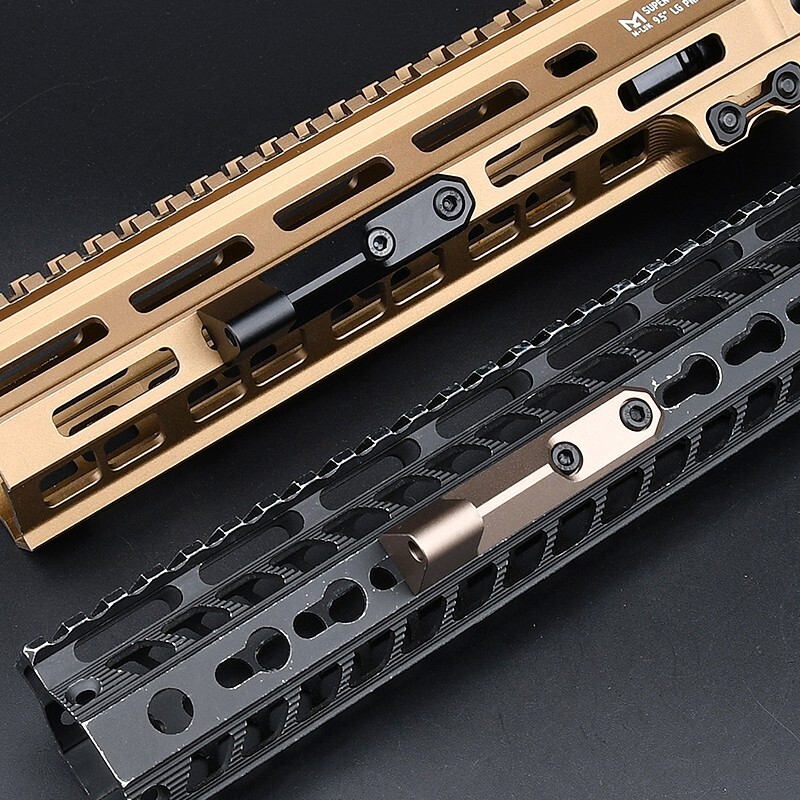 Tactical M640 M340 Flashlight Offset Mount Mlok keymod Rail Base Scout Light