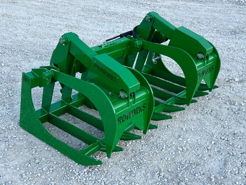 72" Extreme Duty Root Grapple Attachment Fits John Deere Tractor Global Loader