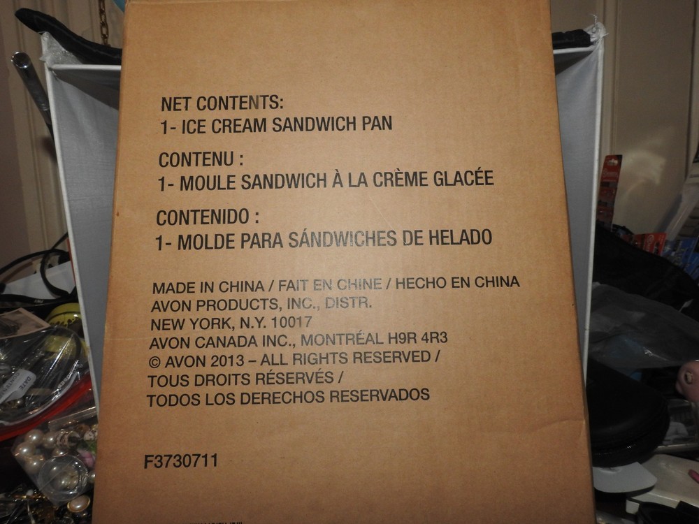 ICe Cream Sandwich Pan, New
