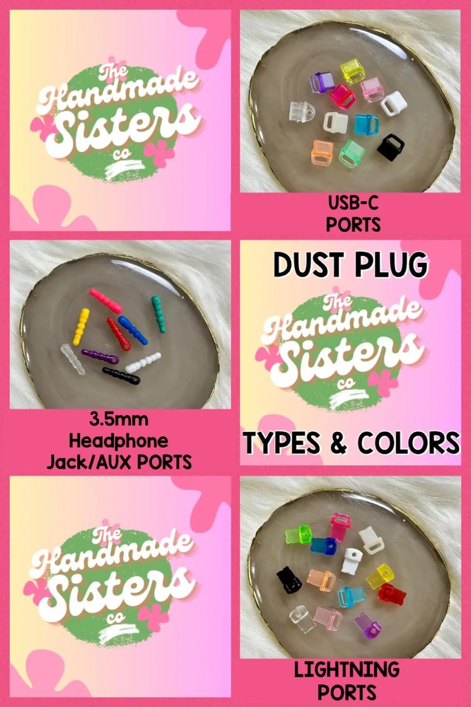 Sanrio Character Beaded Customized Dust Plug Charm iPhone Switch iPad Lightning