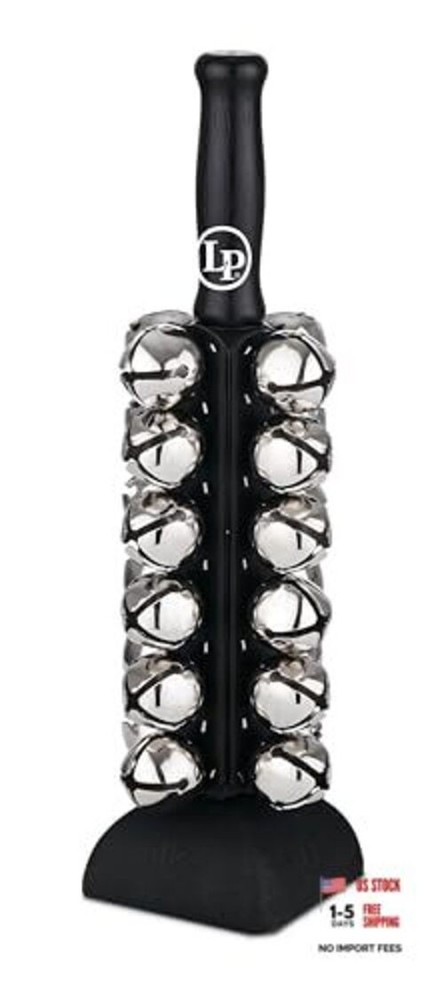 Sleigh Bells with Base, Black (LP3724)