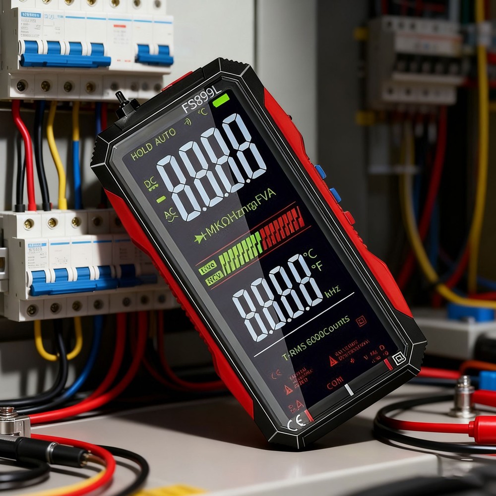 USB C Rechargeable Digital Multimeter for Electrical Testing with Large Display