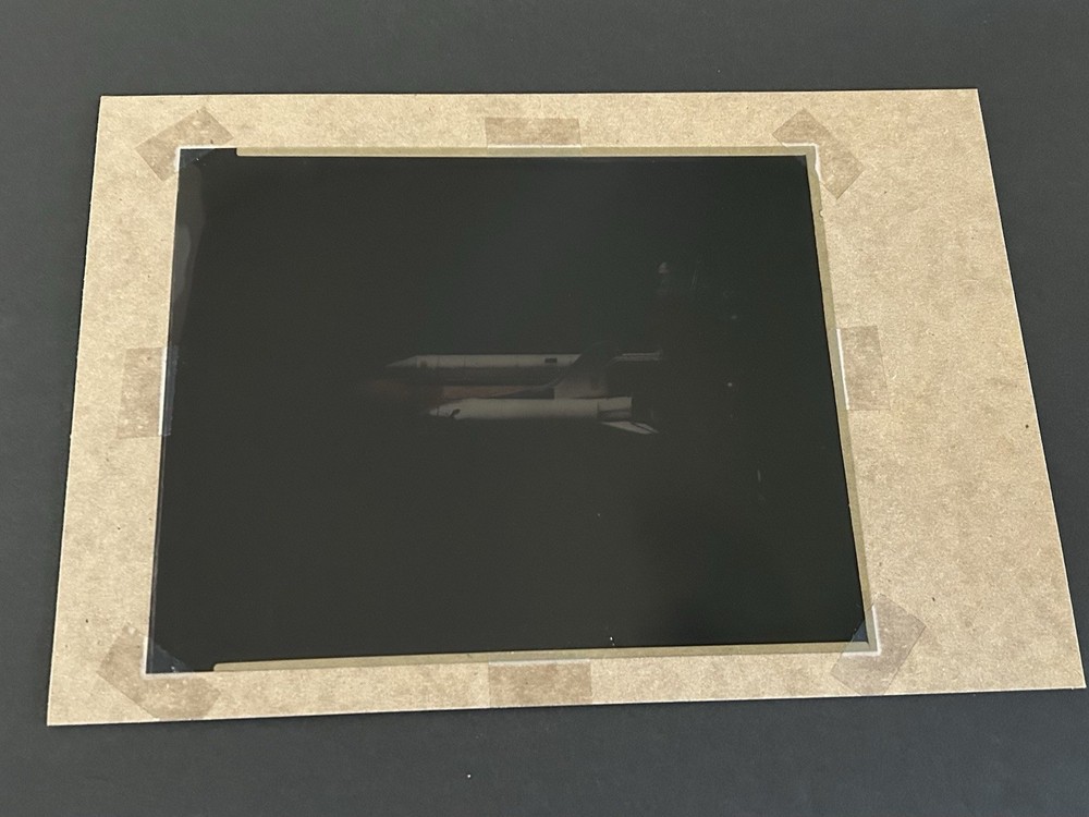 1982 NASA KSC Space Shuttle Columbia Crawler Transport Presentation Transparency