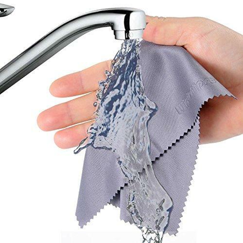 Large 4-Pack Microfiber Cleaning Cloth for Laptop, Computer Screen, Camera,