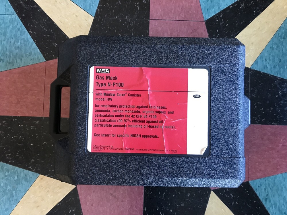 MSA Gas Mask Type N-P100 Size Medium