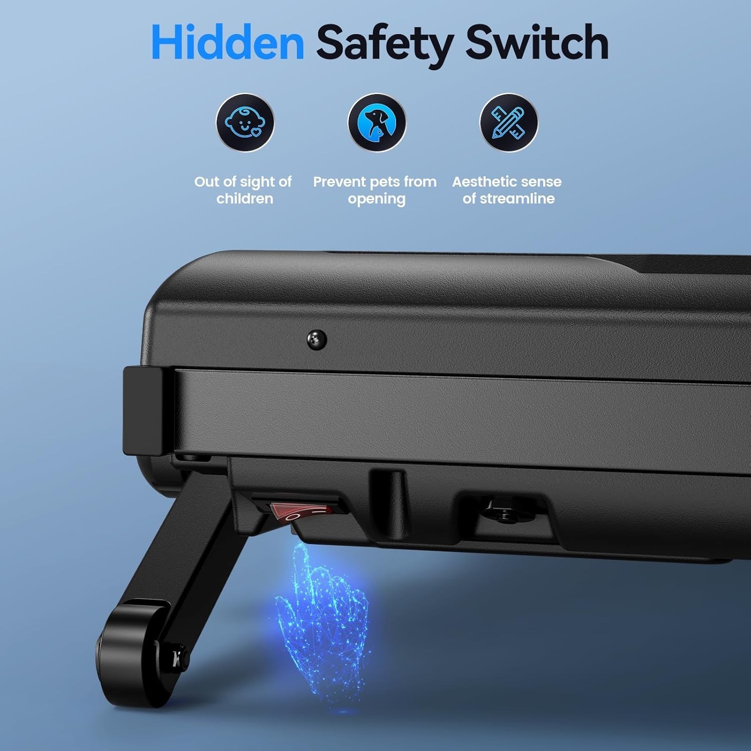 Walking Pad with Incline 2.5HP: 3-in-1 Under Desk Treadmill for Home Office