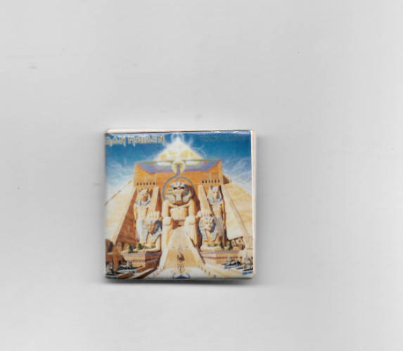 IRON MAIDEN--1 1/2" SQUARE PIN