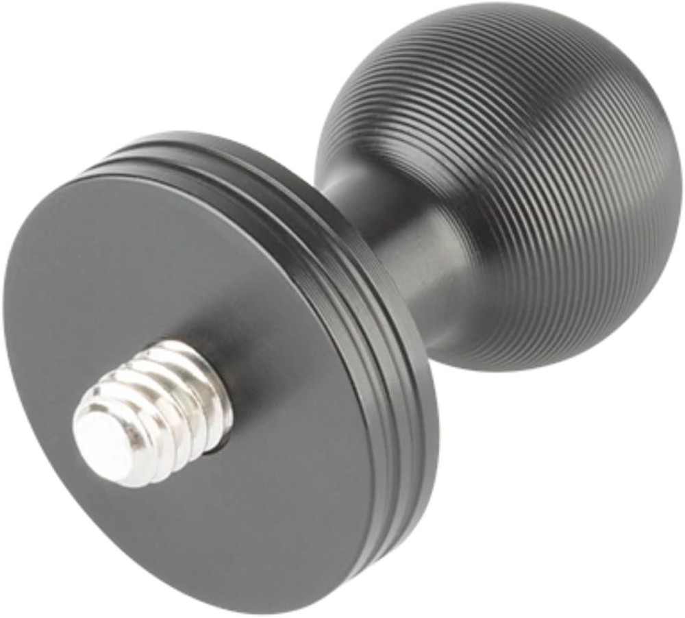 Bulletpoint Aluminum 1/4"-20 Threaded Camera Adapter with Integrated Black