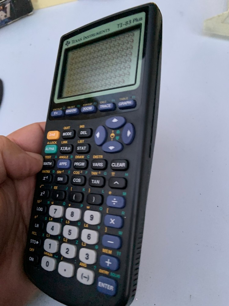 Texas Instruments TI-83 Plus with Cover - Tested